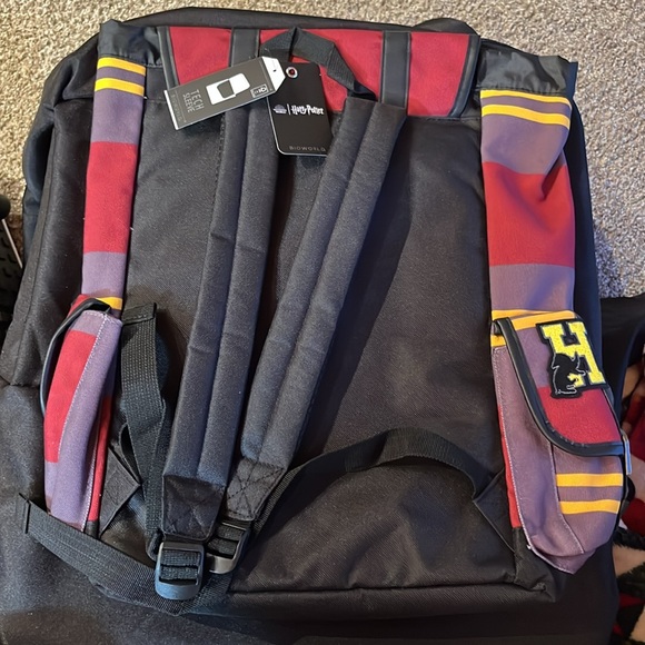 Hogwarts House Striped Backpack - Red and Black main image 7